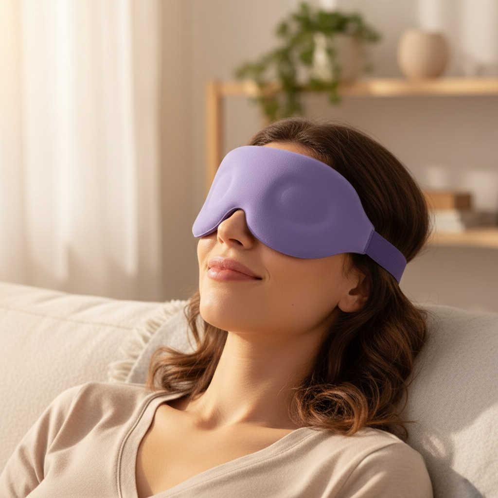Weighted Contoured Sleep Eye Mask