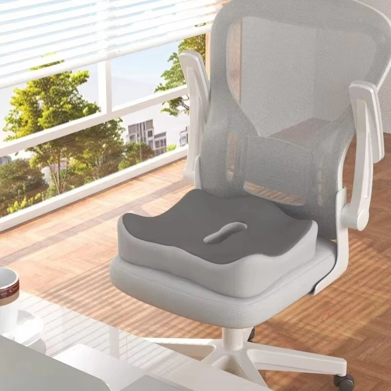 Ergonomic Coccyx Seat Cushion (Gel/Memory Foam)