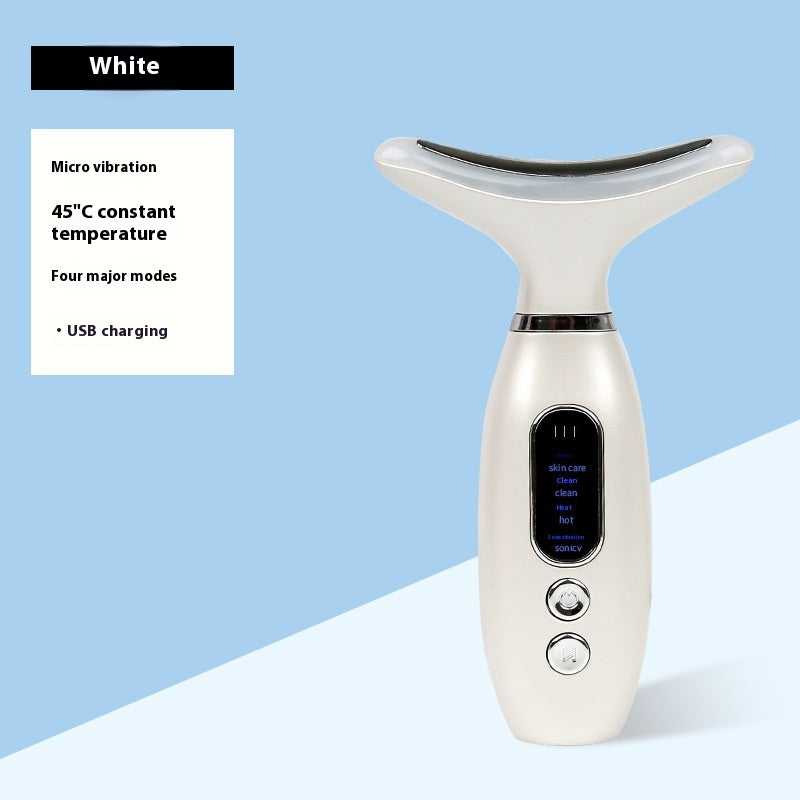 neck beauty instrument charging color light v face massage instrument ...